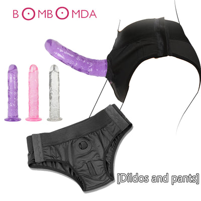 For Women EroticToys Wearable Strapon Penis for Lesbian G Spot Stimulator Adult Sex Toys Panties Strap on Dildos Pants Sex Toys
