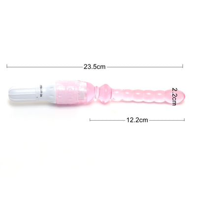loaey Vibrator Stick Long Anal Butt Plug Beads Silicone G-Spot Massager Adults Sex Shop  Sex Toys For Couples vibration Dildo