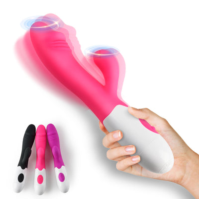 Sex Toys for Woman Vibrator G Spot Dildo Dual Vibration Female Vagina Clitoris Silicone Waterproof  Adult Sex Toys 30 Speed